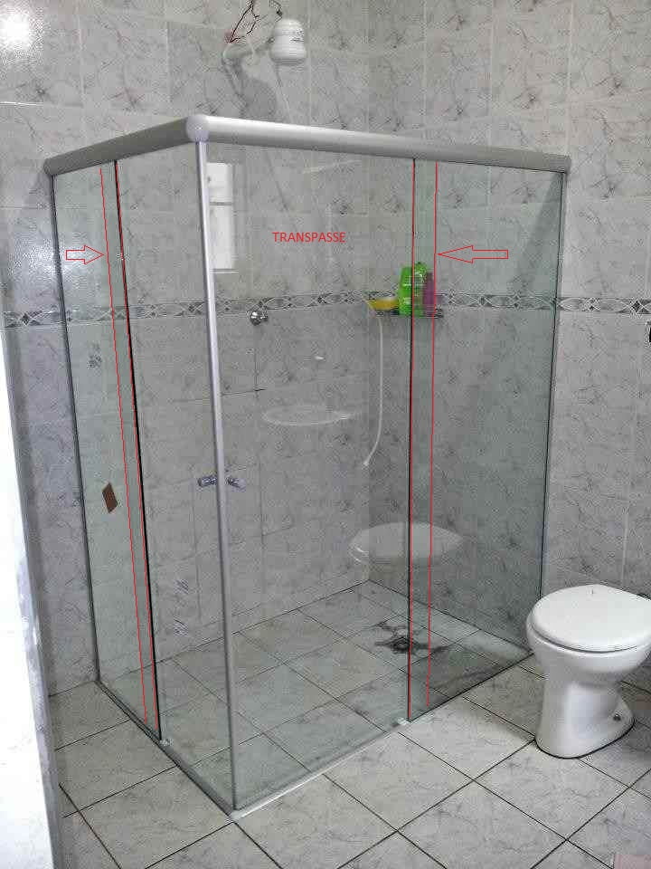 Box Incolor de Canto fornecido Veja na Descrição