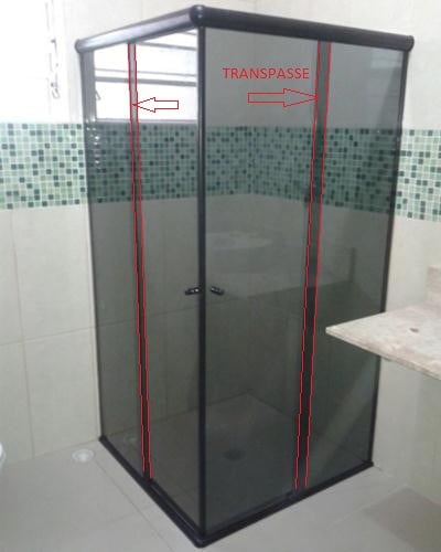 Box Fumê canto Instalado Veja a Descrição