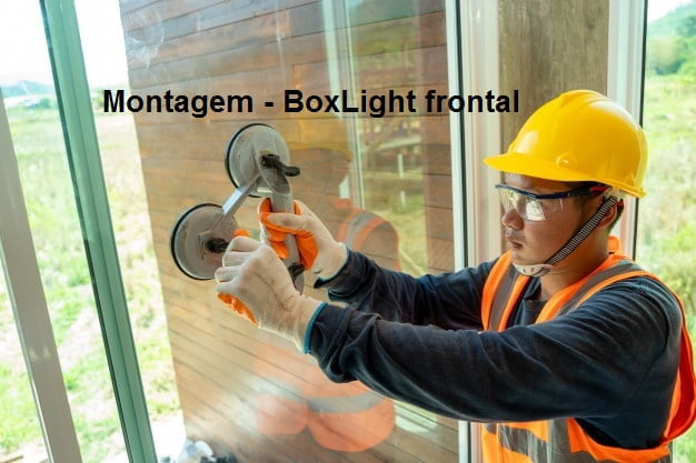 Montagem BoxLight Frontal 1 fixo 1 porta Altura padrão Leia a Descrição