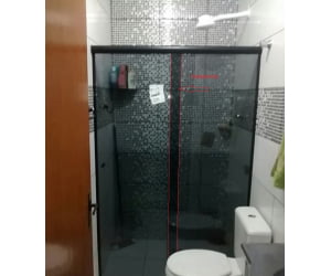 Box Fumê Frontal Fornecido Veja na Descrição