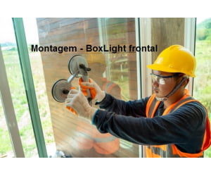 Montagem BoxLight Frontal 1 fixo 1 porta Altura padrão Leia a Descrição