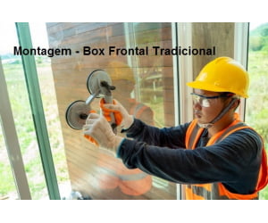 Montagem de Box Frontal padrão 1 fixo 1 porta Tradicional Freelancer Veja na descrição